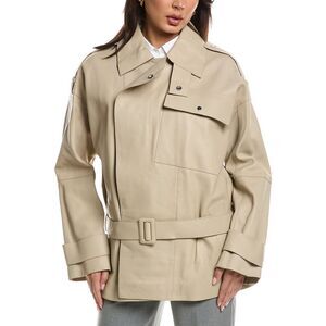 Hugo Boss Womens  Satila Leather Jacket